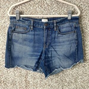 J. Crew Factory Shorts Women’s 28 Denim Blue 5” Cutoff Jean